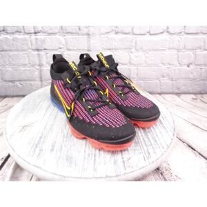 NIke Air Vapormax 2021 Flynit  Black Multi Men 10 New No Box